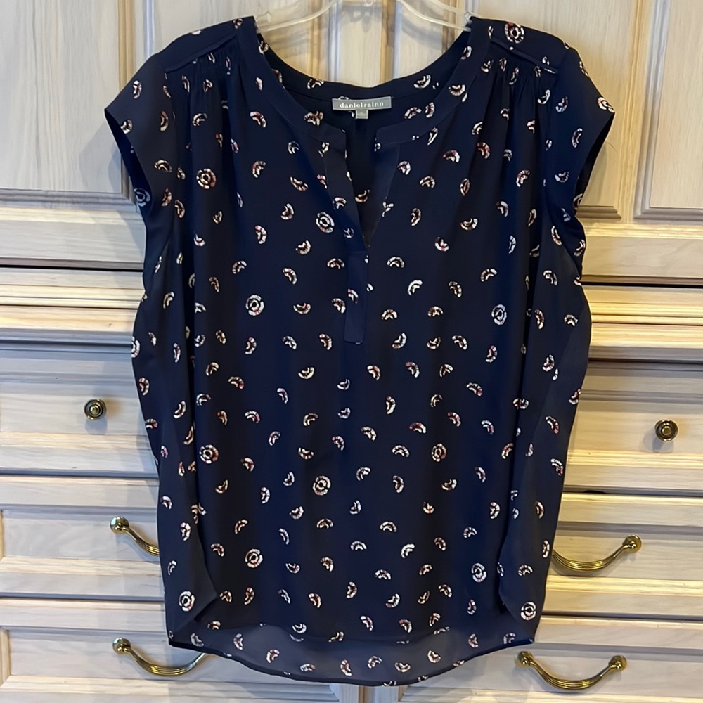 Split Neck Top By Daniel Rainn. - image 1